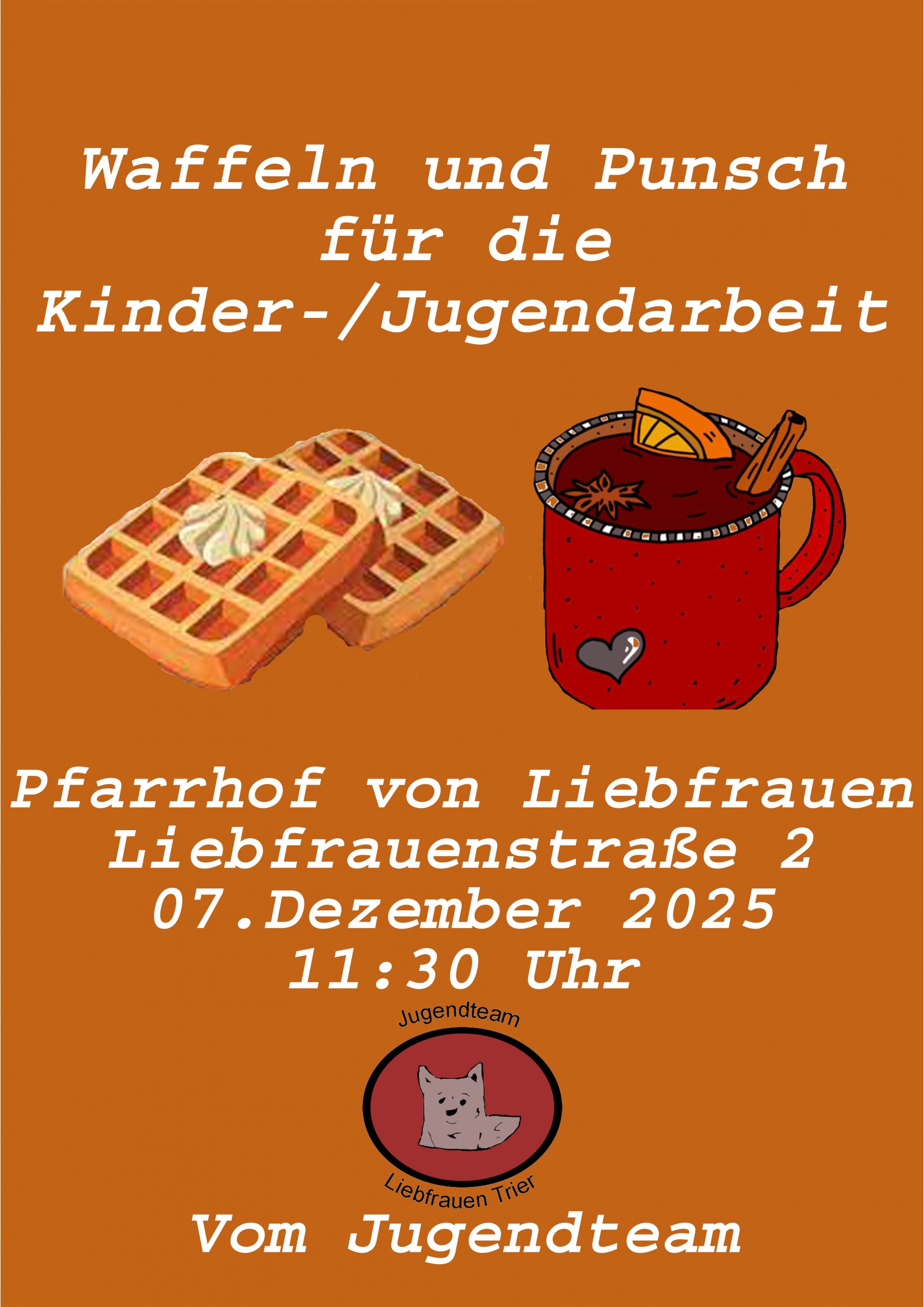 Waffel/Punschverkauf des  Jugendteam