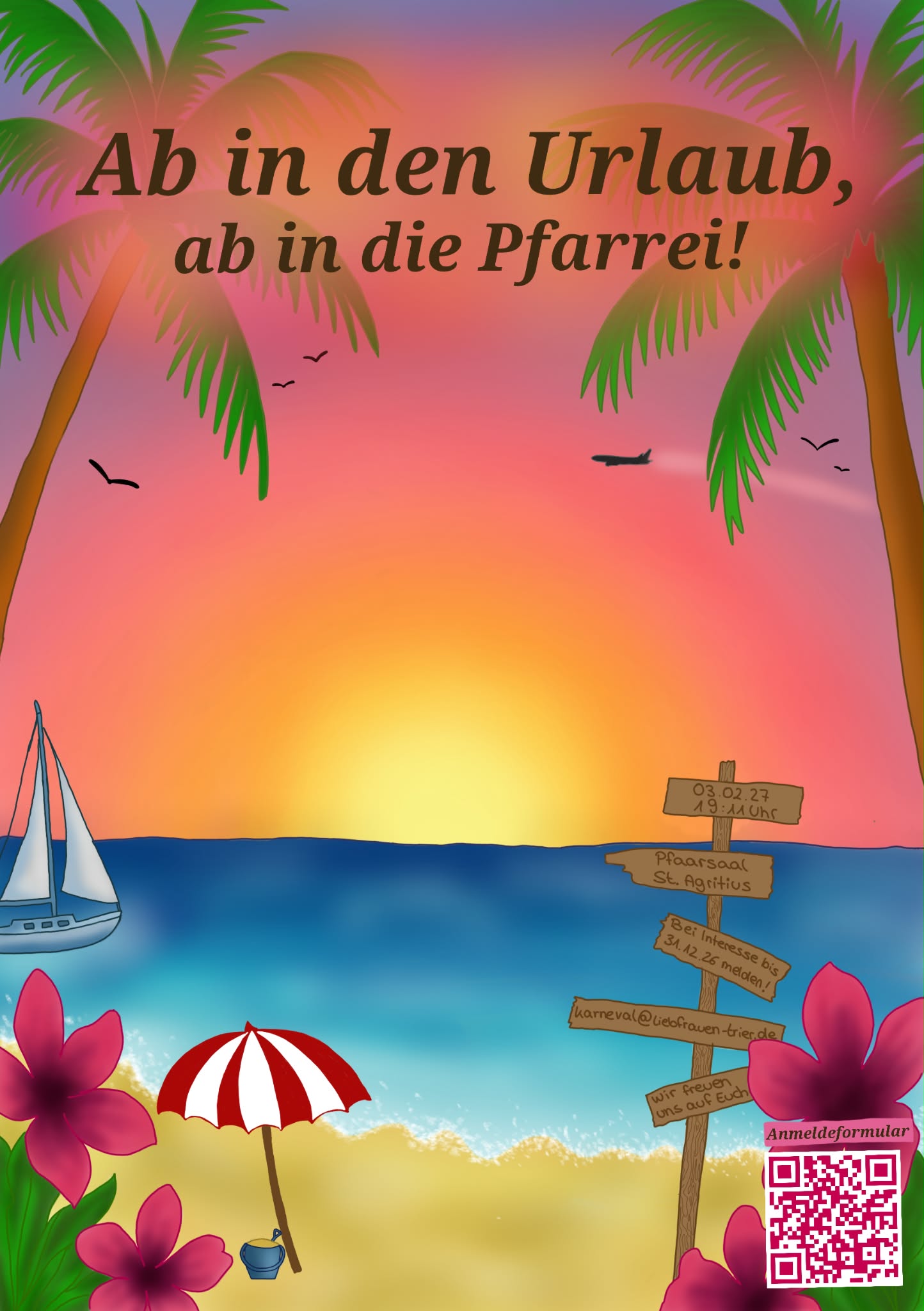 Plakat Karneval Pfarrei 2027